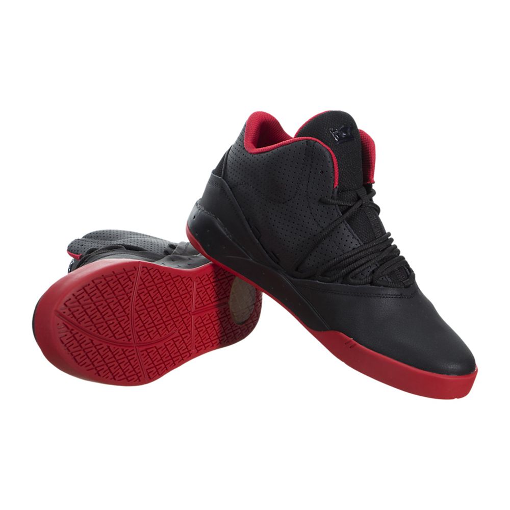 Baskets Supra Estaban Noir Rouge Black/Red-Red Homme | XTX-42872126